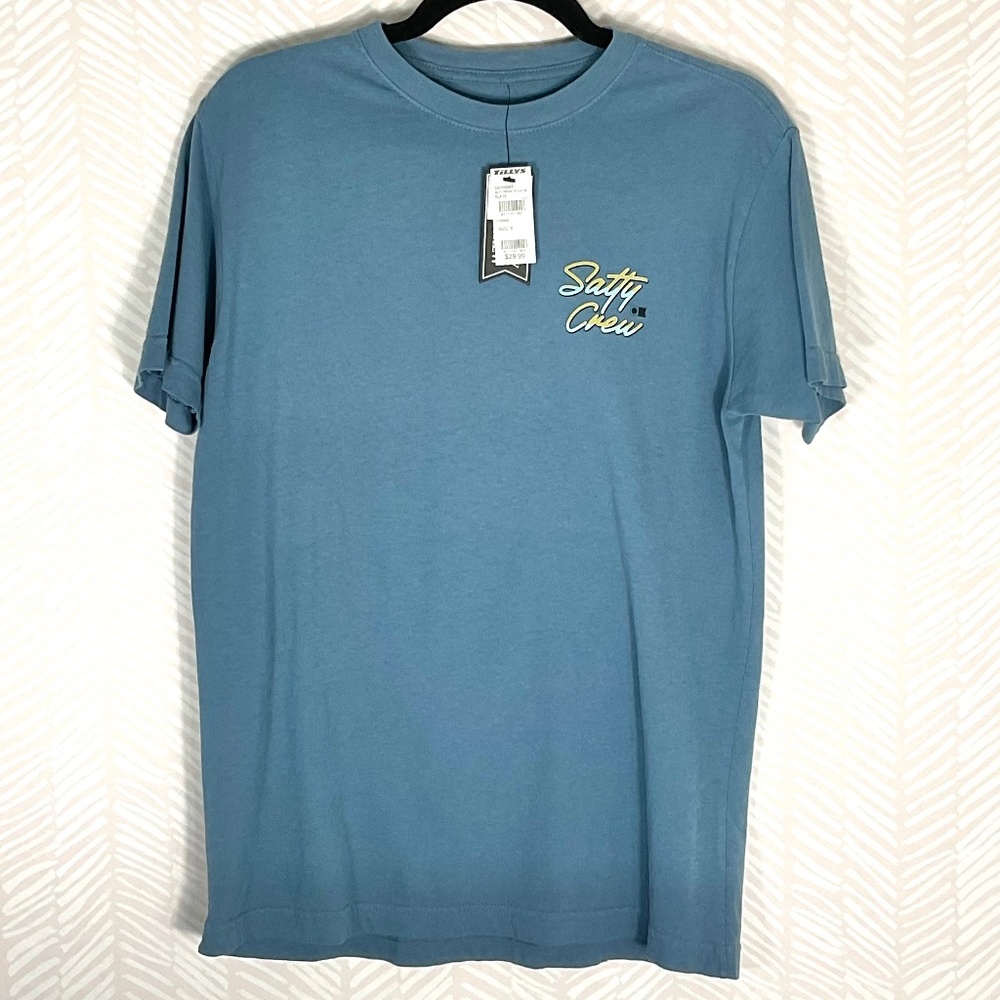 NWT Salty Crew Slate Blue Men’s T-shirt Size Small